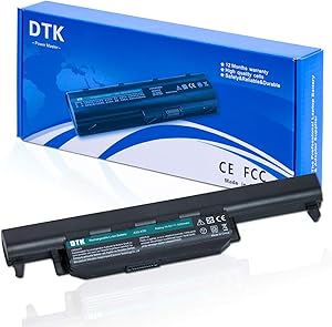 DTK 10.8V 5200mAh Laptop Battery for ASUS R500V A45 A55 A75 K45 K55 K75 R400 R500 R700 U57 X45 X55 X75 Series (P/N A32-K55 A33-K55 A41-K55 A42-K55)