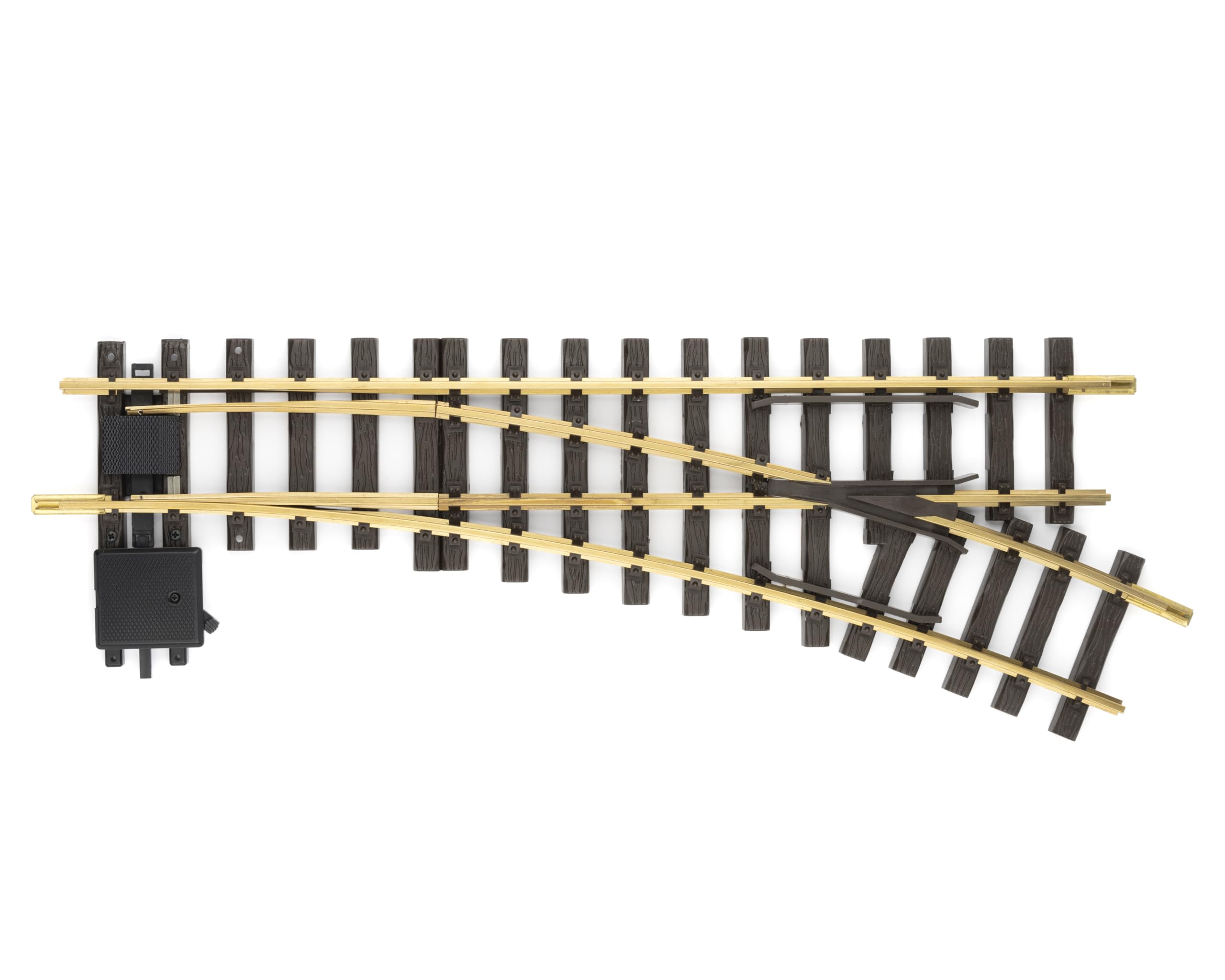 LGB Hand Turnout Right R3-22.5° - 16040, Track Extension for Garden Railway, Track Material, Accessories, G Scale 1:22.5