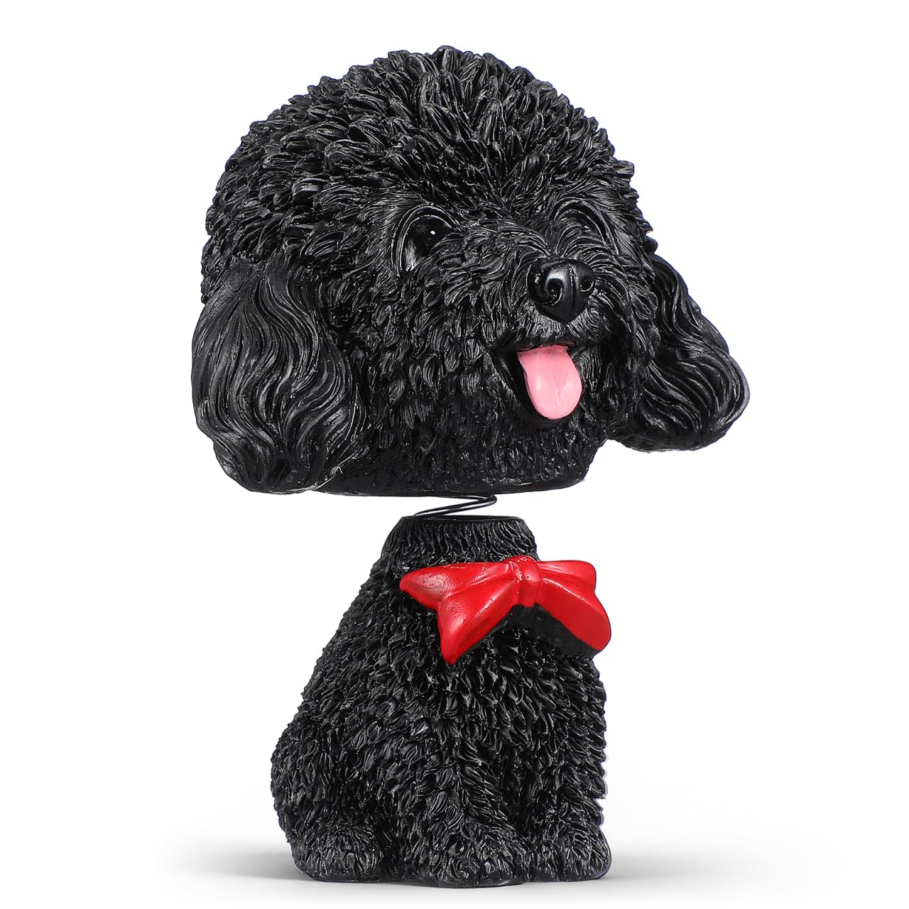 1pc Shaking Head Dog Decor Resin Puppy Model Creative Car Interior Ornament for Home Cake Decoration Environmental Protection Material Craftsmanship