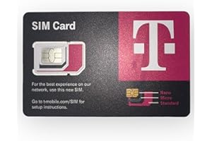 TAMACX T-Mobile Phone Plan with Unlimited 5G-4G LTE Data + Unlimited Talk & Text for 30 Days (3-in-1 SIM Card)/eSIM (30 Days)