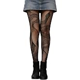 ZHUIGUANGZE Women's Patterned Fishnet Tights Snake Lace High Waist Pantyhose Stockings Rave Black Stretchy Snake Design Leggings for Women Cosplay Party Daily Wear