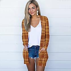 Oversized Womens Sweaters Yellow Cardigan Oversized