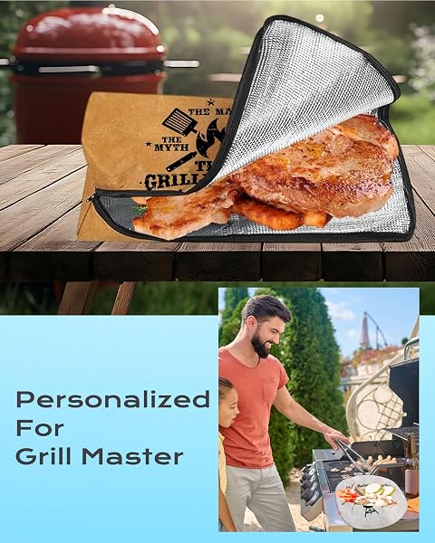 GIFTAROO GRILLING SMOKER APRON & BBQ BLANKET ACCESSORIES GIFTS FOR HUSBAND, FUNNY CHRISTMAS & BIRTHDAY BARBECUE ACCESSORIES TOOLS GIFTS FOR MEN WHO HAVE EVERYTHING