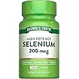Nature's Truth Selenium 200mcg | 100 Tablets | High Potency | Vegan, Non-GMO & Gluten Free Supplement