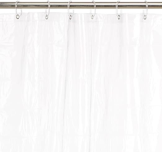 Amazon Com Interdesign Mildew Resistant Vinyl 4 8 Gauge Shower