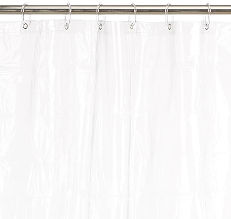 Interdesign Mold Mildew Resistant Peva 3 Gauge Shower Curtain