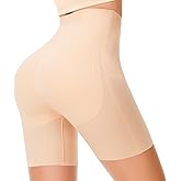 Anygirl Padded Shapewear for Women High Waist Hip Enhancer Shapewear Seamless Underwear Tummy Control Butt Lifter Panties