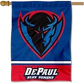 DePaul Blue Demons Wordmark Logo House Flag Banner