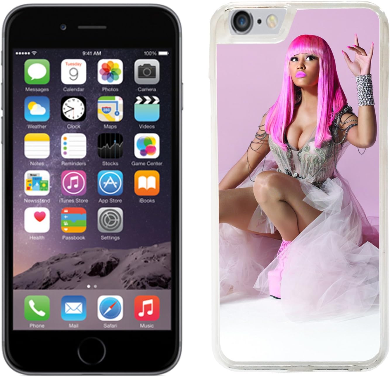 Nicki Minaj case fits iphone 6 / 6s cover hard protective (4) for apple i mobile phone nicky
