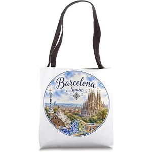Barcelona Spain Basilica de la Segrada Familia Tote Bag