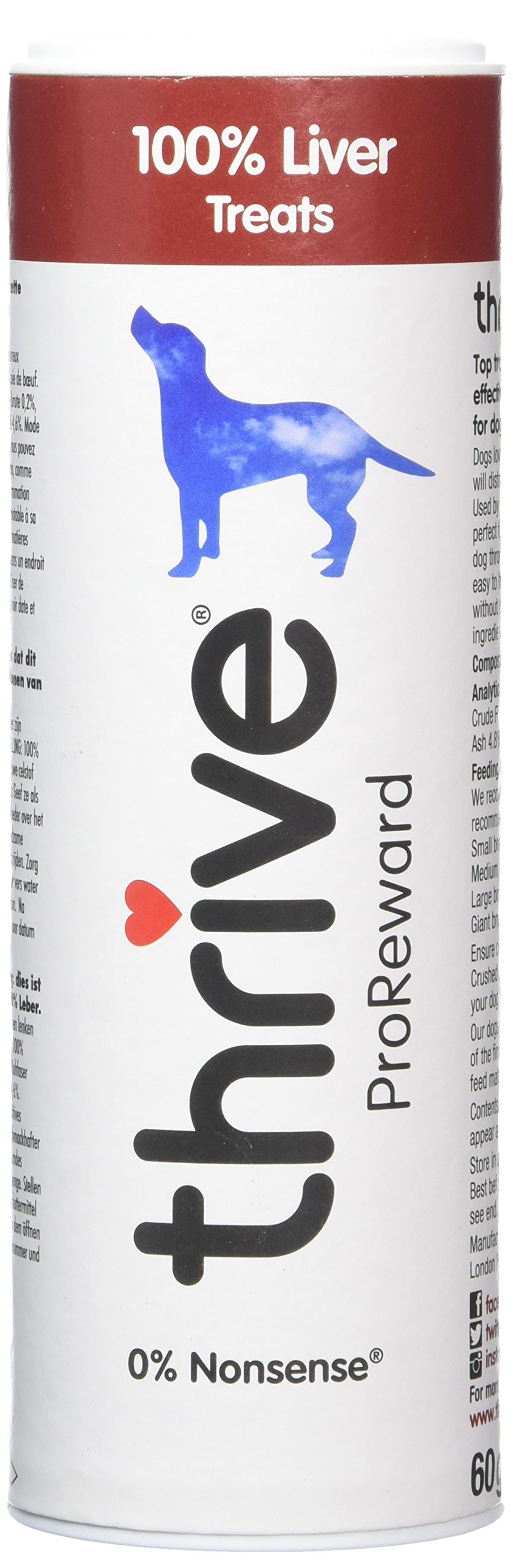 thrive Dog ProReward LIVER TREATS 60g (PACK OF 4)