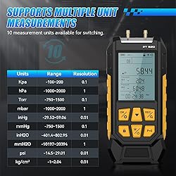 LUTIFIX PT520 Digital Manometer,HVAC