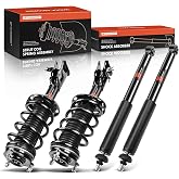 A-Premium Front Complete Struts with Coil Springs and Rear Shock Absorbers | Compatible with [Sedan] Honda Civic 2006-2011 &amp; Acura CSX 2006-2011