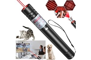 NHOEBICK Red Laser Pointer, Red Laser Pointer High Power, Red Long Range High Power Laser Pointer Rechargeable High Power Strong Laser Pointer for Presentations Outdoor