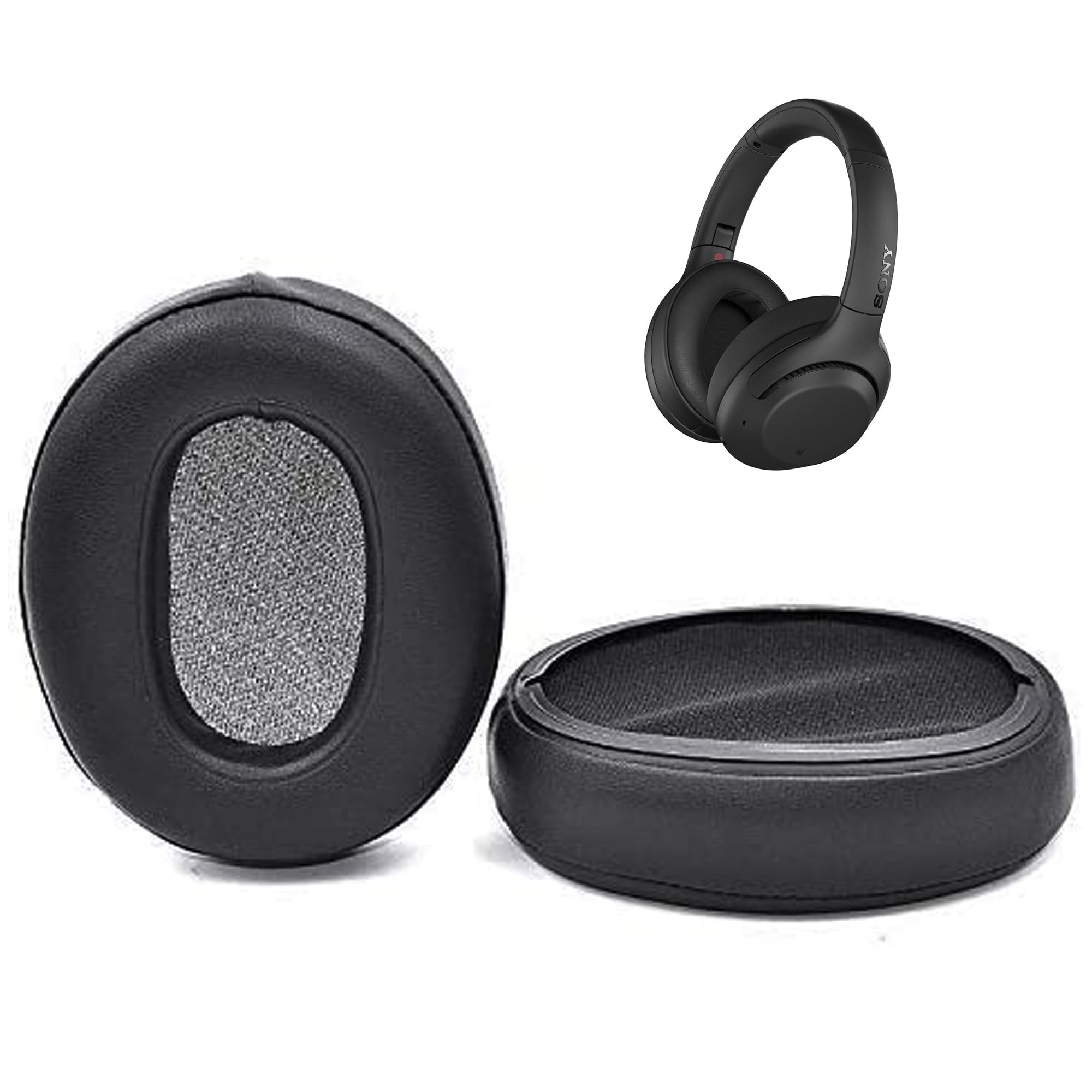 WH-XB900N Earpads Replacement for Sony WH-XB900N Headphone Ear cushions with Protein Leather and Memory foam