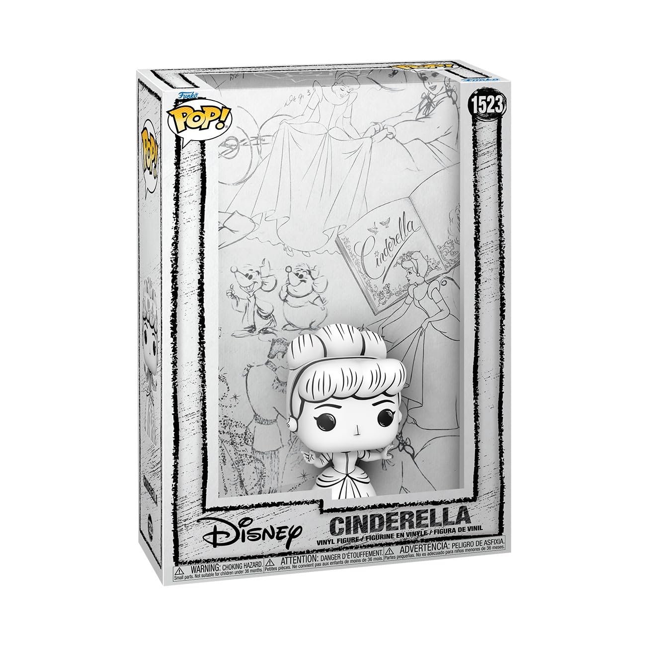 Funko POP! Cover: Sketched - Cinderella - Collectable Vinyl Figure - Gift Idea - Official Merchandise - Toys for Kids & Adults - Movies Fans - Model Figure for Collectors and Display