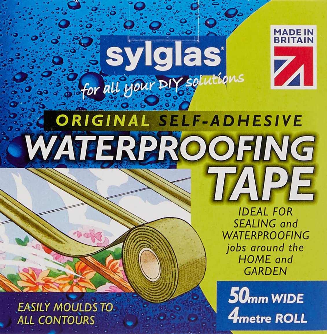 Sylglas WT100 Waterproofing Tape 4m x 50mm[variant Colors]