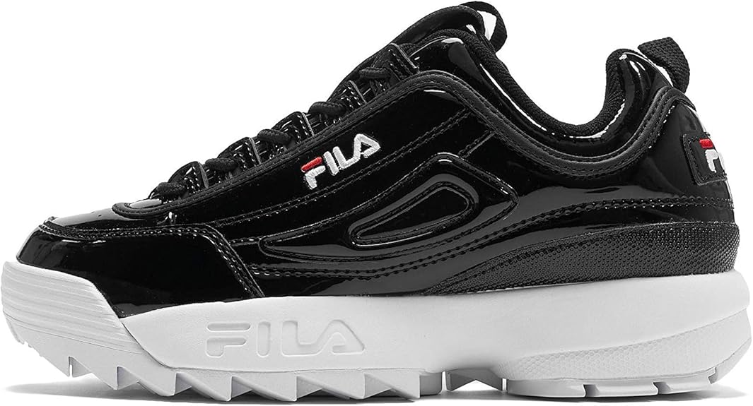fila disruptor low uomo argento