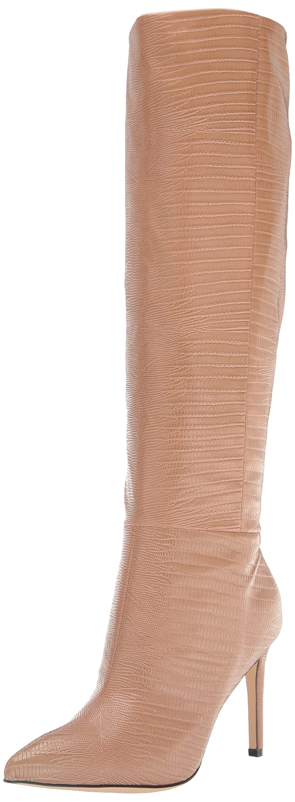 Nine West Women’s Richy Knee High Boot, Light Tan Lizard, 9