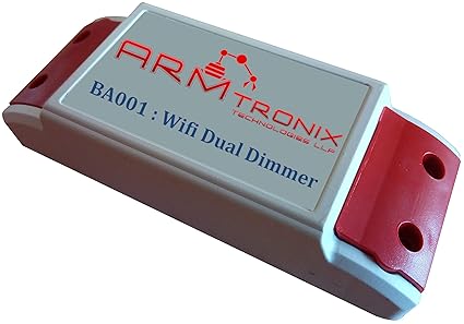 ARMtronix WiFi Dimmer with 2 Triacs, ESP8266, ATMEGA328P Microcontroller for Iot & Home Automation with Android App