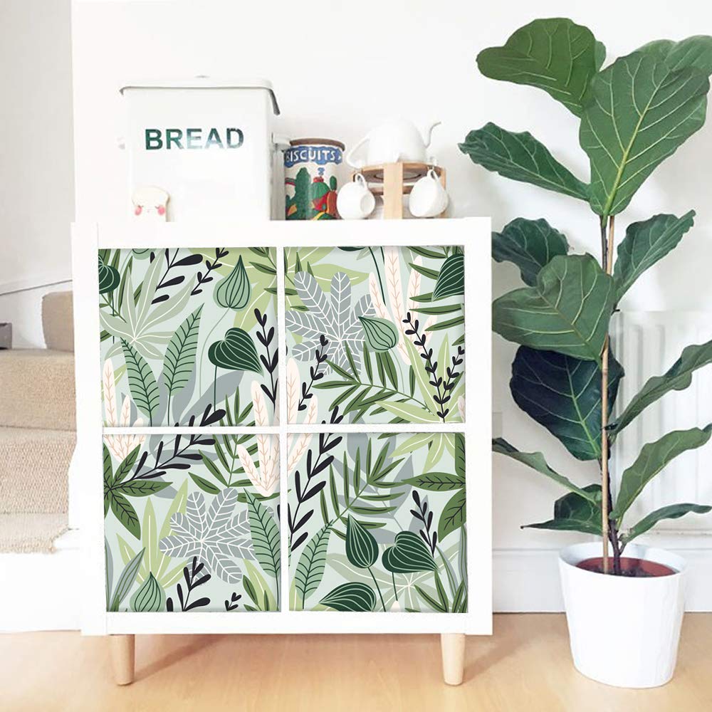 Alwayspon Furniture Sticker/Decals 33cmX33cmX4PCS For IKEA KE Expedit Kallax Shelving Unit Bookcase Storage Home Furniture Decor DIY PEEL & STICK Sticker