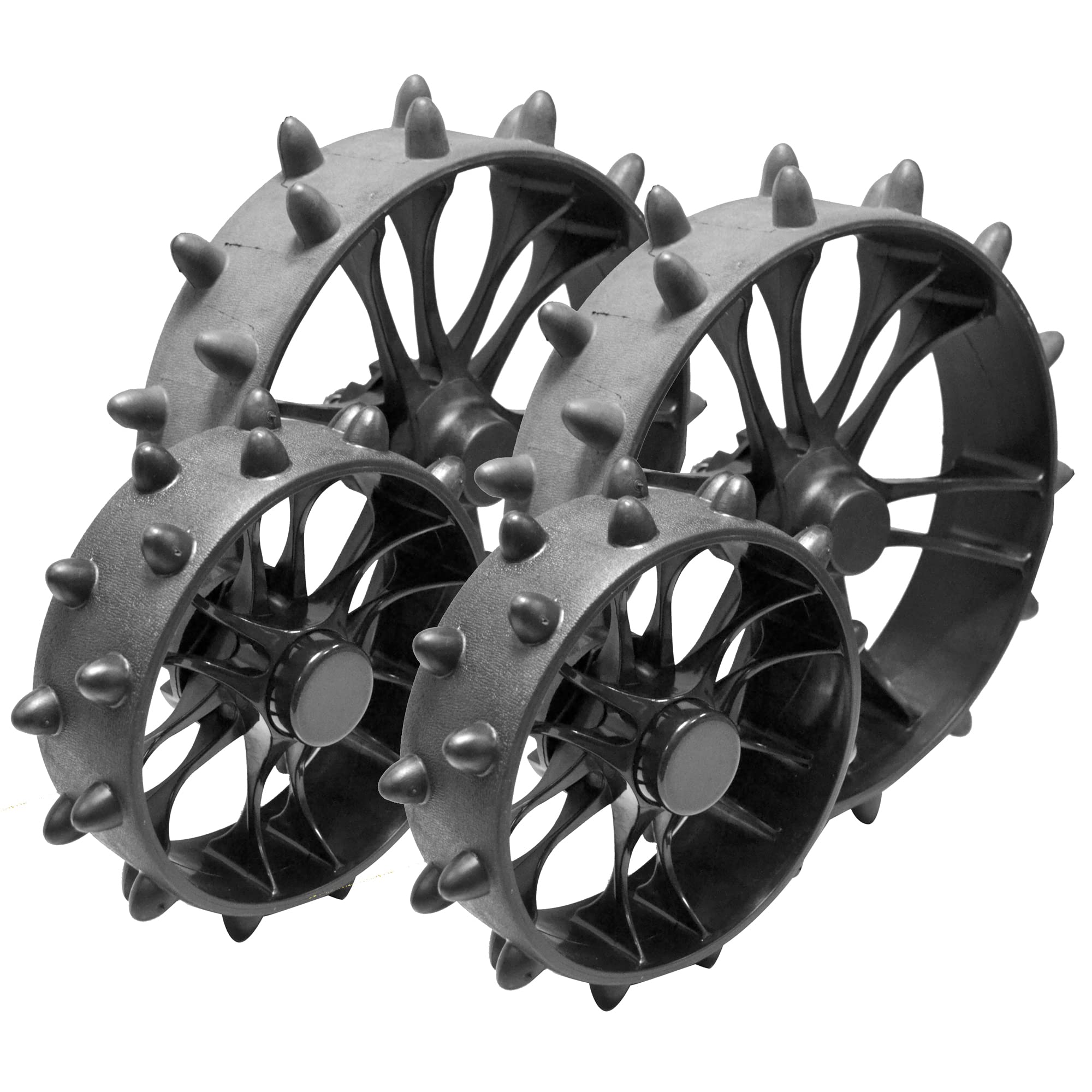 Clicgear Unisex Hedgehog Wheels FOR Clicgear 8 0 4pk, Black, One Size UK