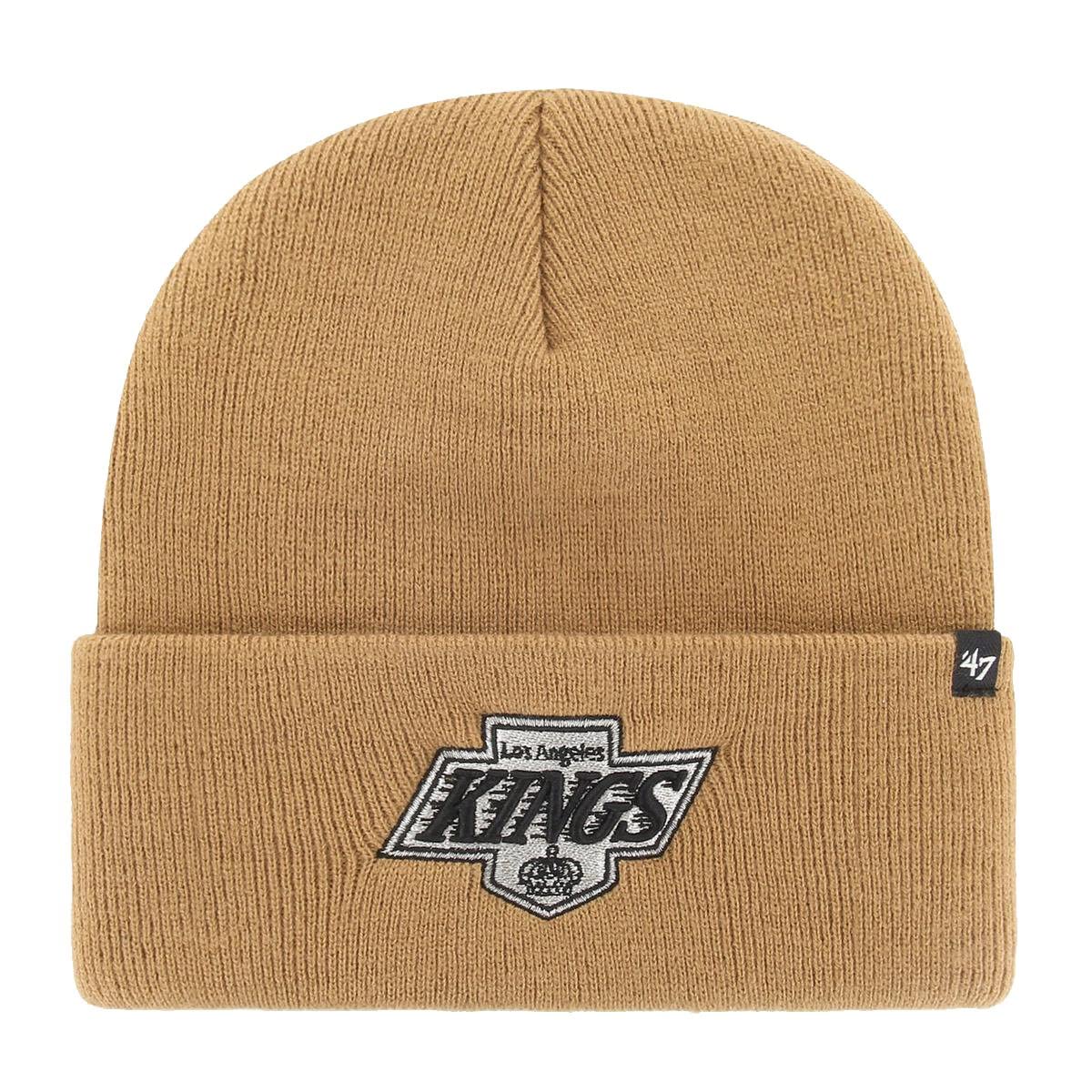 47 Brand Knit Beanie - HAYMAKER Los Angeles Kings camel