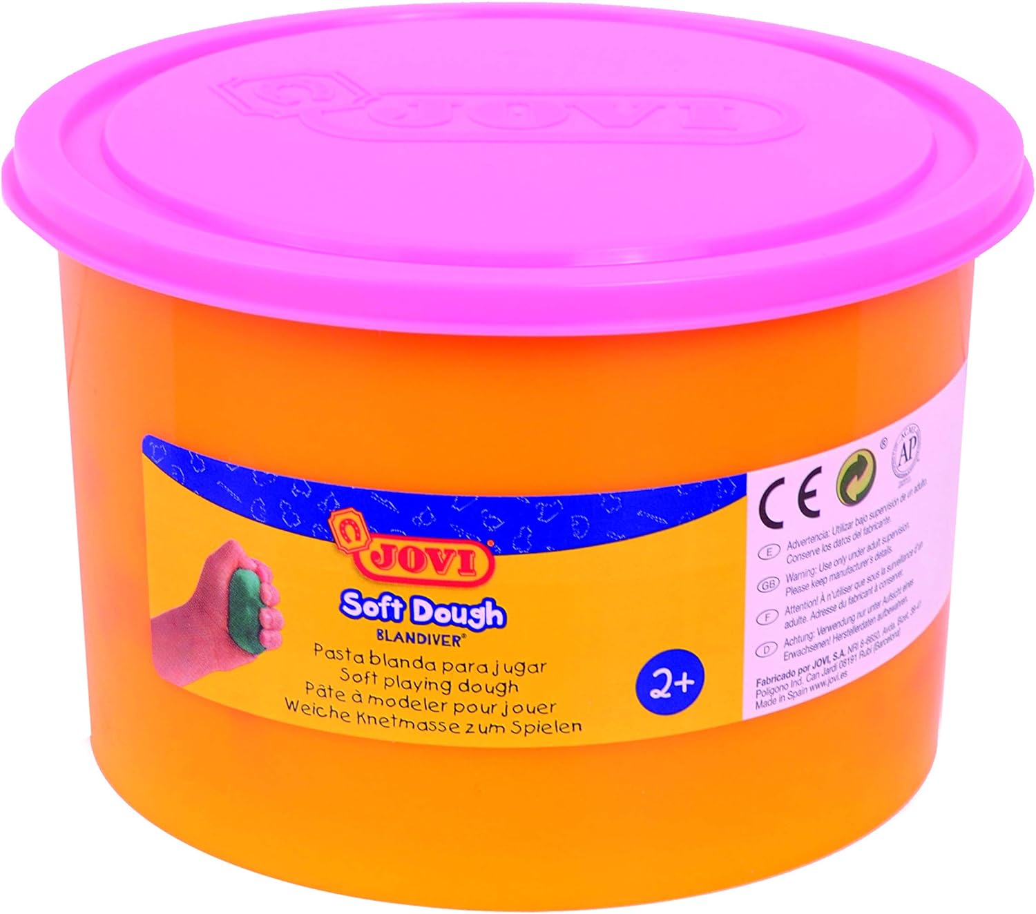 Jovi Blandiver Extra Soft Modelling Clay for Children Ages 2+ Pink 1 Tin 460g, Small