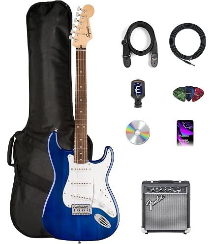 Amazon.com: Fender Squier Affinity Stratocaster - Limited Edition