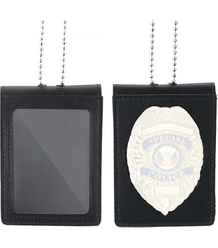 Amazon.com: Aker Leather Products Neck Badge & ID Holder