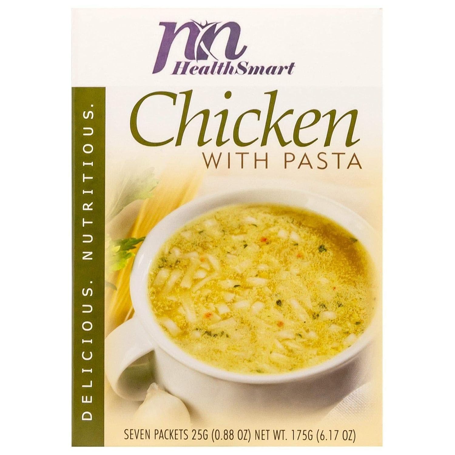 Amazon Com Healthsmart High Protein Chicken With Pasta Soup 15g Protein Low Calorie Low Carb Low Sugar Low Fat Keto Diet Friendly Ideal Protein Compatible 7 Count Box Grocery Gourmet Food