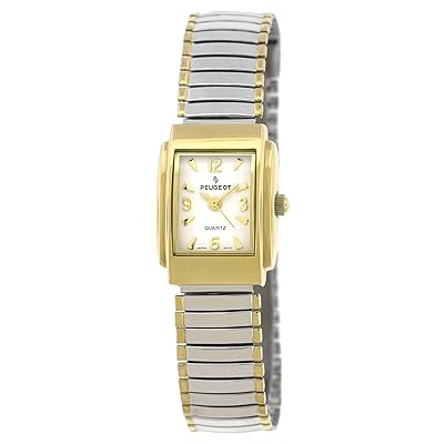 Peugeot Women's 14KT Gold Plated Tank Shape Watch France Ubuy