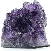 Nvzi Amethyst Crystal Rock, Real Amethyst Stone, Natural Purple Crystals and Healing Stones, Amathesis Crystal Cluster Geode, Amatista Piedra Natural, Cuarzos Originales De Energia Y Piedras(0.23LB)