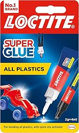 Loctite All Plastics Super Glue 4ml 2g Instant Bond Adhesive view 2