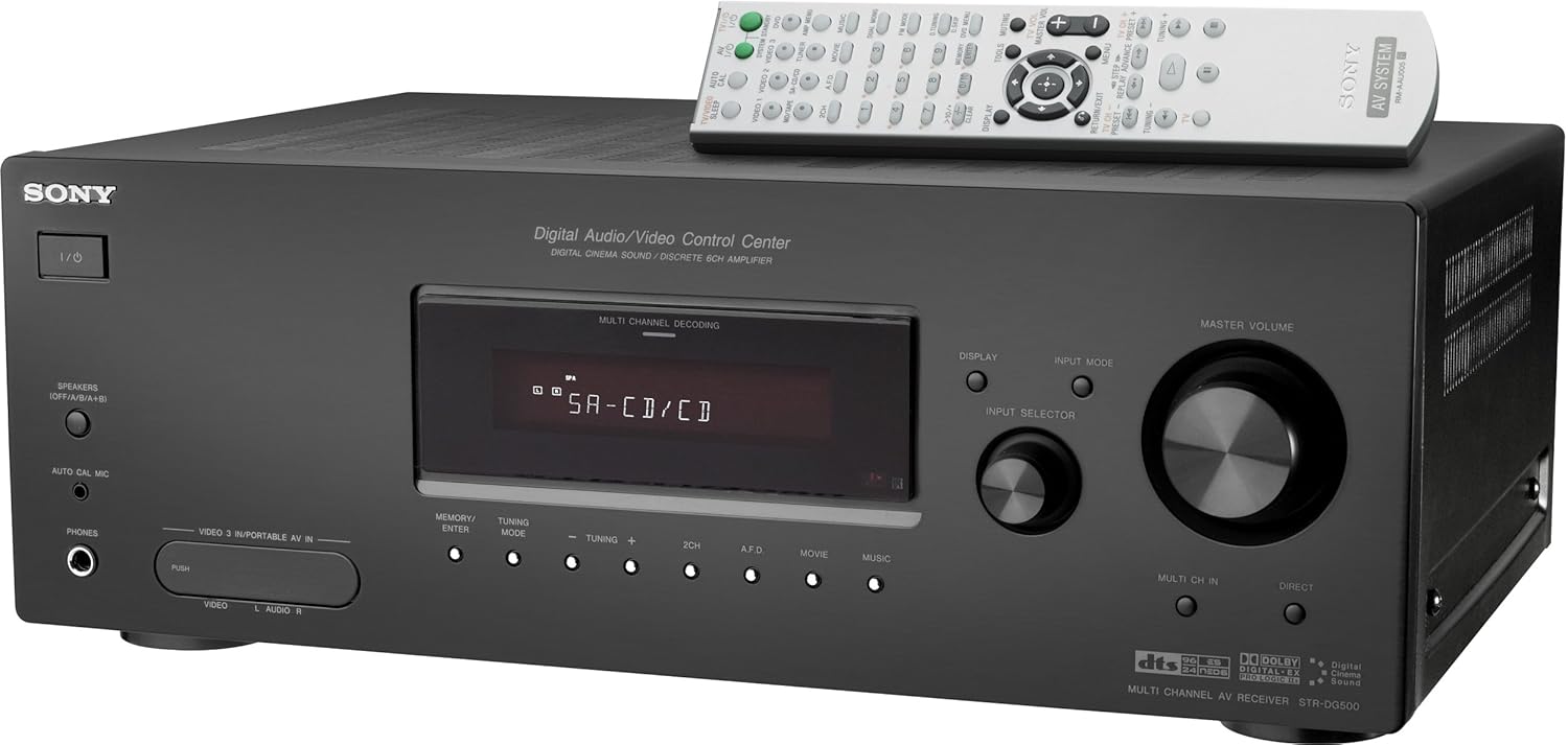 Sony STR-DG500 6.1 Channel Home Theater Receiver (Discontinued by  Manufacturer): Amazon.ca: Electronics