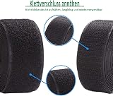 IHKFILAN Sew On Hook and Loop Tape 2cm x 10m Black Nylon 2 Roll view 4