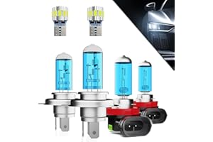 TTDBDAN Headlight Bulbs+ License Plate Lights Fit For Toyota Tacoma 2012-2015 Light Bulbs,H4 High & Low Beams+ h11 Fog Lights+ License Plate Lights Combo Kit,Plug & Play,Pack of 6
