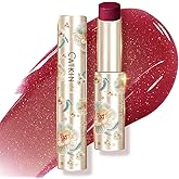 CATKIN Glossy Lip Balm Ultra Hydating Glow Lip Tinted Jelly Plumping Melting Balm Shea Butter Repair Soothing For Dry Lips 0.12 oz C10 HIBISCUS