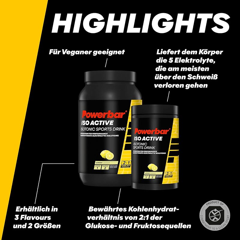 Isoactive (1320g) Lemon - Energie & Ausdauer - Elektrolyte