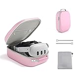 Aubika Pink Carrying Case for Meta Quest 3/Oculus