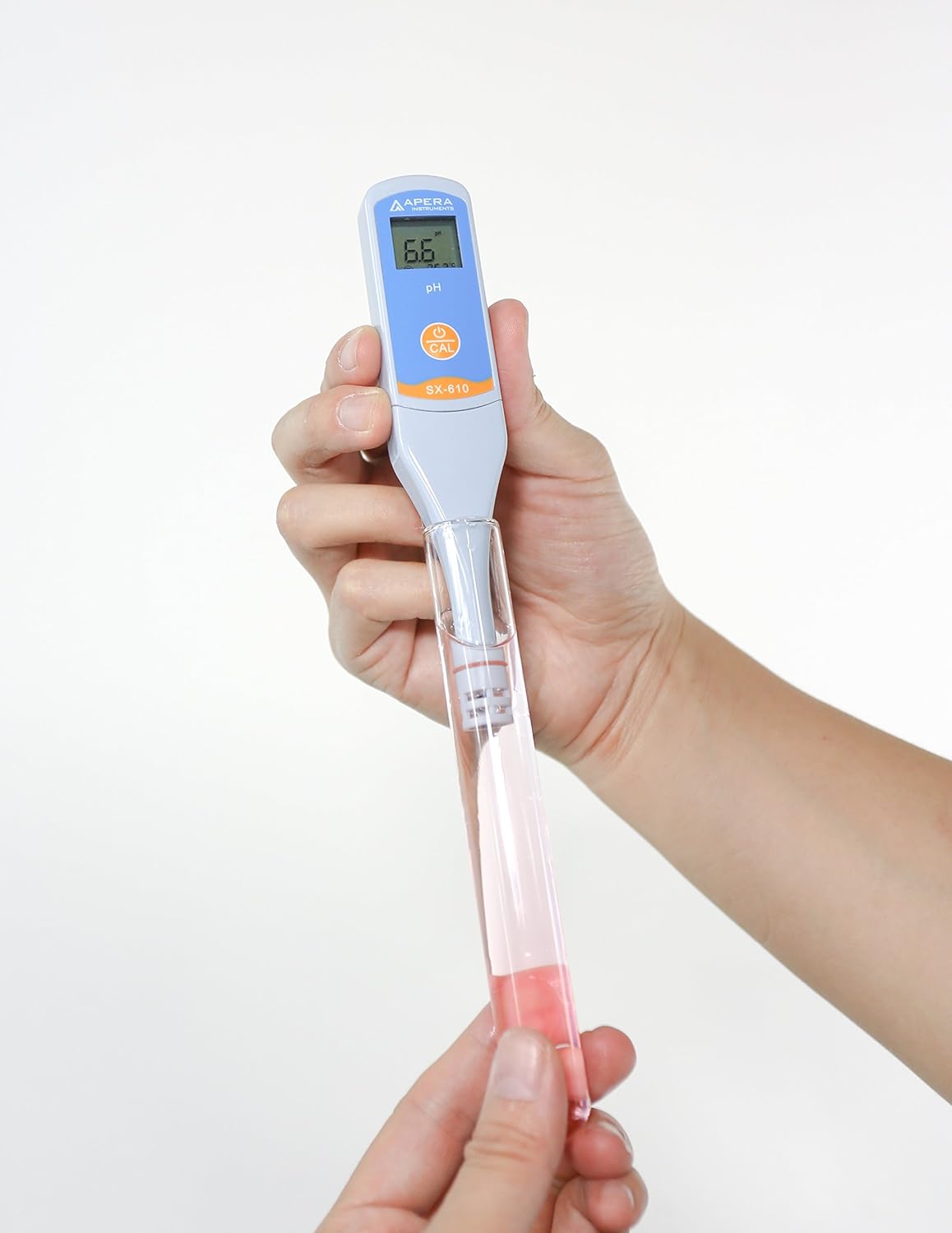 Apera Instruments SX610 pH Meter, Pen Tester, Waterproof , ±0.1 pH Accuracy, 0-14 pH Range, ±0.5°C Temperature Sensor - Image 3