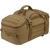 Rothco 3-In-1 Convertible Mission Duffle Bag | 60L Large Travel Backpack, Heavy-Duty 900D Polyester, Gear Bag