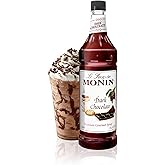 Monin - Dark Chocolate Syrup | Premium Syrup for Cocktails, Hot Drinks, Shakes & More | Clean Label, No Artificial Flavors, N