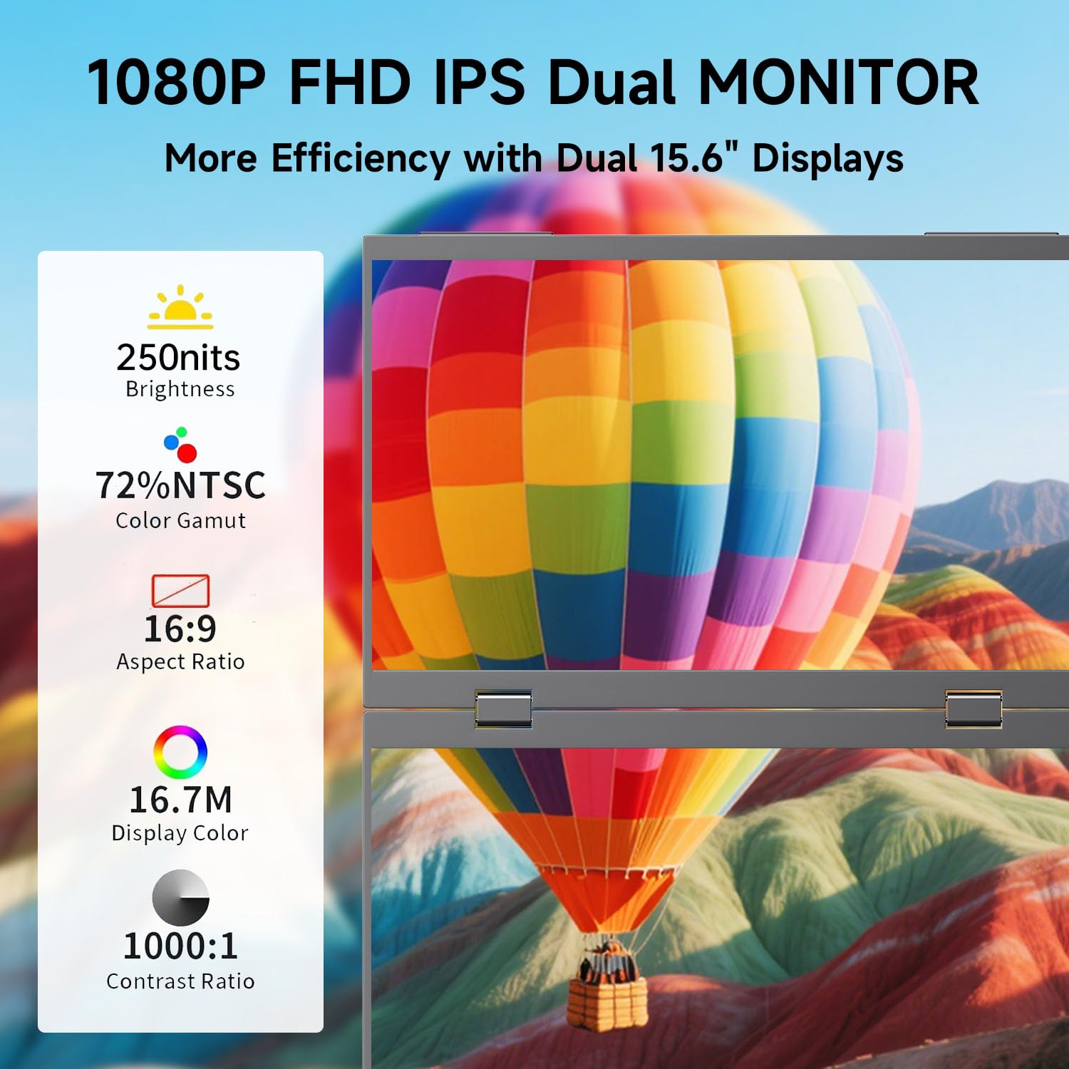 LUMIPIX Portable Monitor 15.6
