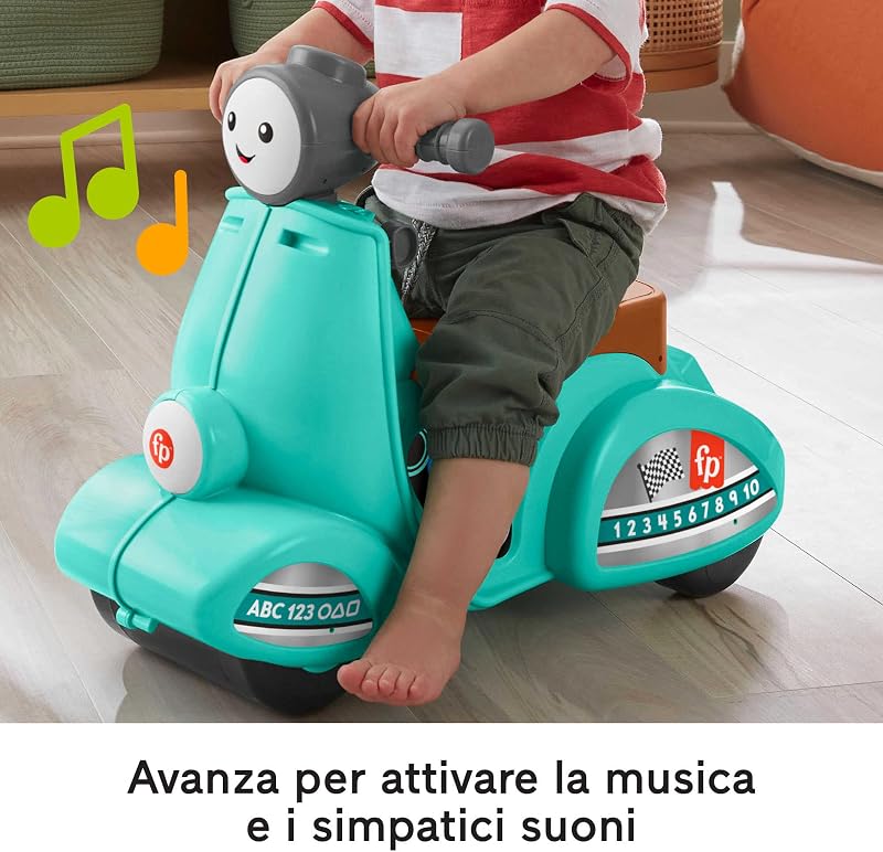 Ridi e Impara Smart Stages Scooter cavalcabile, multilingue