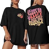 Tequila Oversize Shirt Drink Shirts: Women Cinco De Mayo T-Shirt Funny Salty Tequila Graphic Tee Casual Short Sleeve Tops