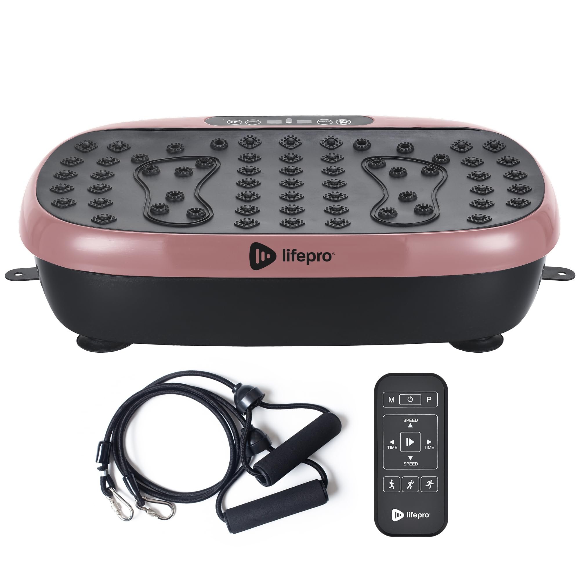 Lifepro Vibration Plate Exercise Machine with Magnetic Acupoints – Full Body Vibration Platform for Beginners and Recovery – Ideal Lymphatic Drainage Massager for Muscle Toning and Overall Fitness