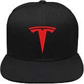 Electric Car Motor T Model 3 Model S Car Fitted Embroidered Hat Baseball Cap