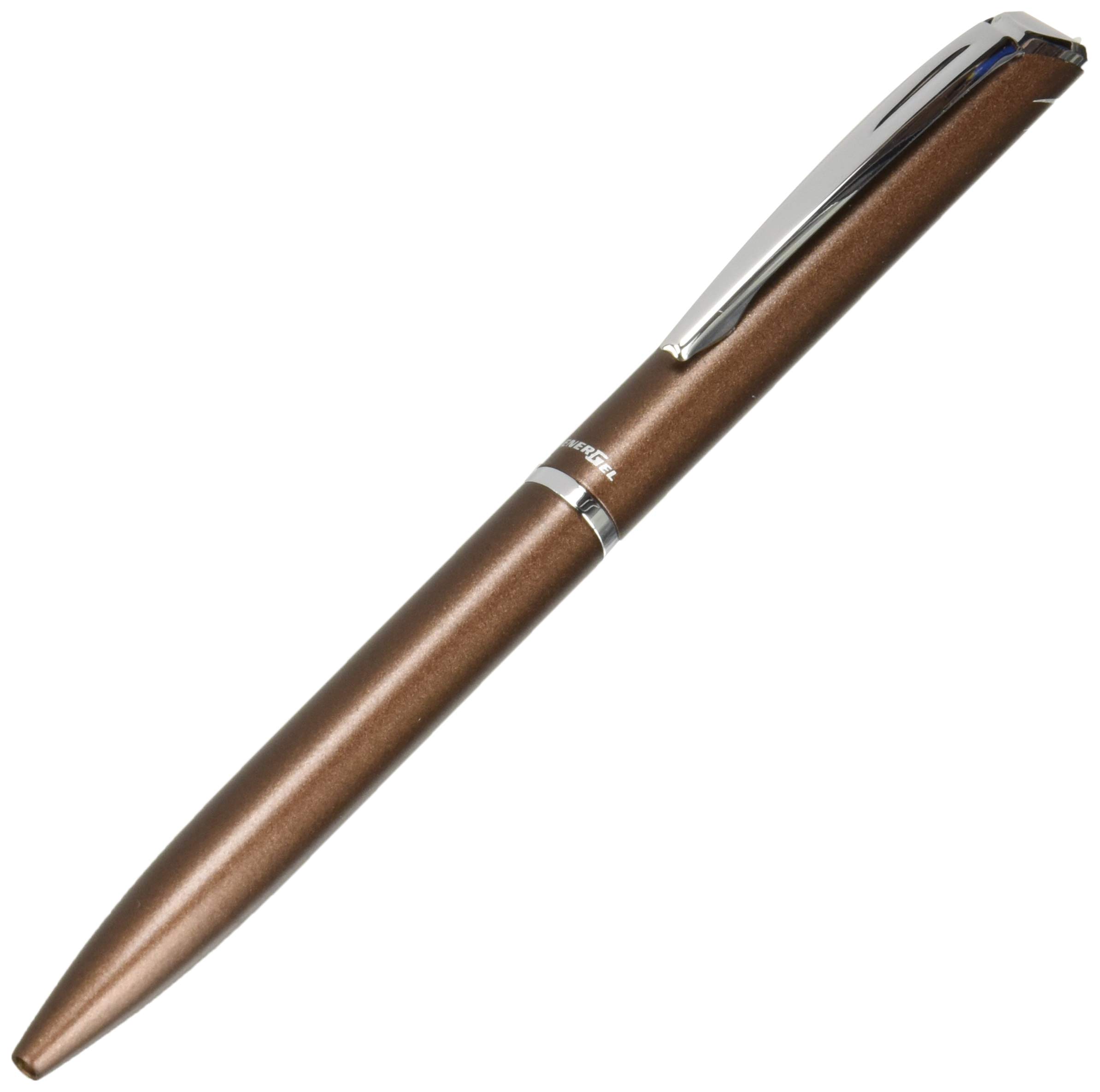 Pentel BL2007 Energel Philography 0.7 mm barrel metal brown, in gift box