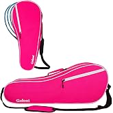 Goloni Tennis Bag for 3-4 Rackets, Water-Resistant Racket Bag with Padded Protection for Men Women Adults